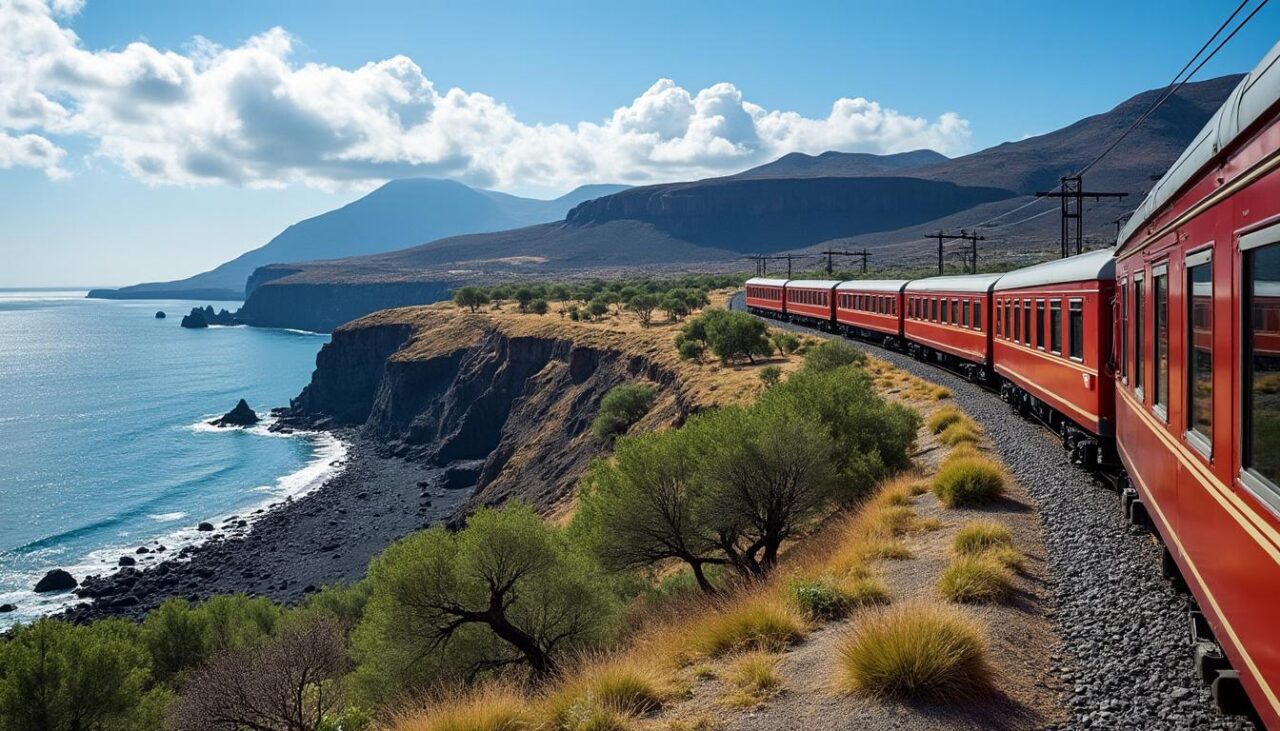 découvrez la beauté de la sicile en empruntant le train sur un itinéraire inoubliable. explorez des paysages majestueux, des villages pittoresques et une culture riche tout en profitant du confort et de la simplicité du voyage en train à travers cette magnifique île italienne.