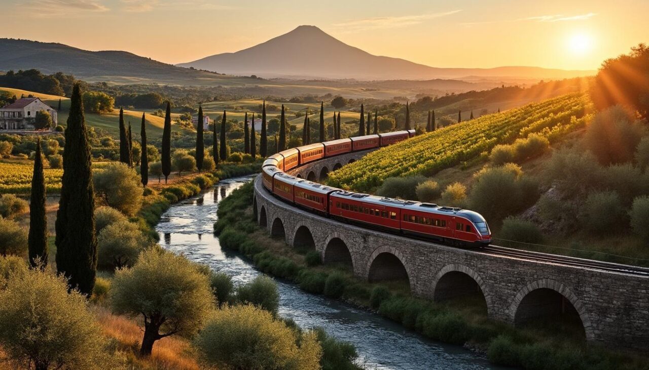découvrez la beauté de la sicile en voyageant en train grâce à notre itinéraire inoubliable. explorez des paysages à couper le souffle, des villages pittoresques et la riche culture de l'île tout en profitant du confort des trajets en train.
