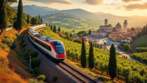 découvrez l'italie autrement en empruntant les trains panoramiques qui sillonnent le pays. partez pour une aventure inoubliable d'une semaine, entre paysages époustouflants, villes historiques et délices culinaires. plongez dans la culture italienne et explorez des destinations emblématiques comme rome, florence et venise. préparez-vous à vivre une expérience unique au cœur des merveilles italiennes!